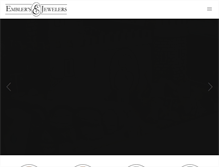 Tablet Screenshot of emblersjewelers.com